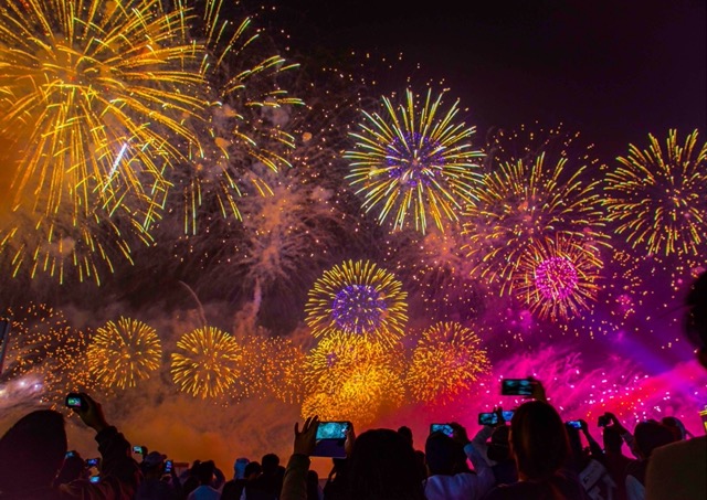 Crowds gather to share the magic at the British Firework Championships in Plymouth — a true celebration of community and spectacular night skies.