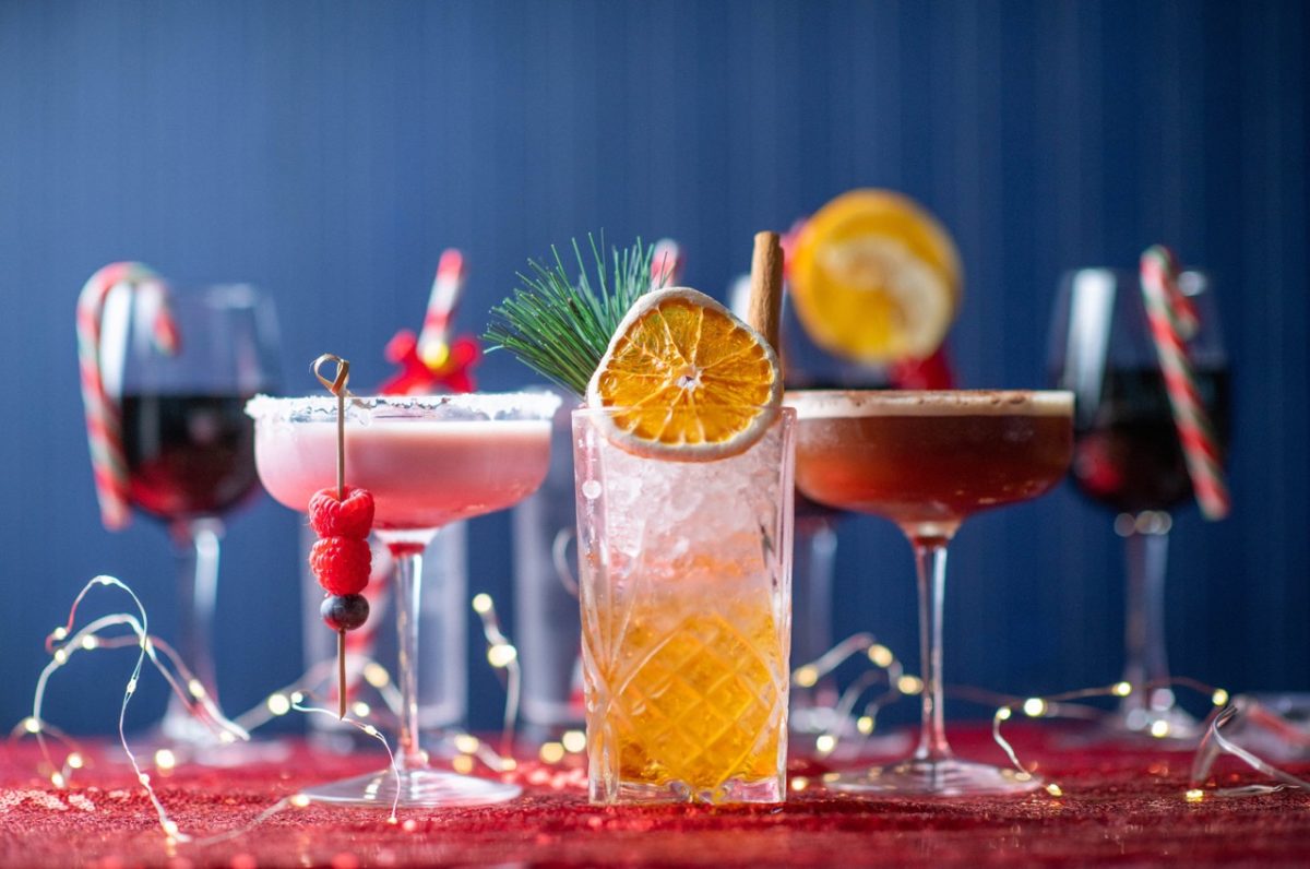 Christmas cocktails in South Devon